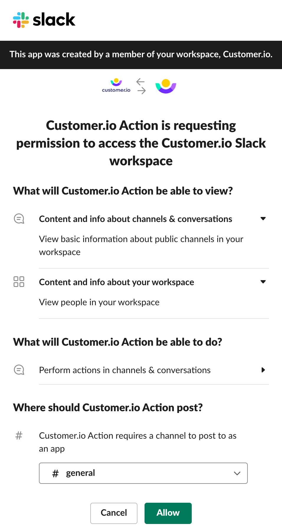 authorize slack