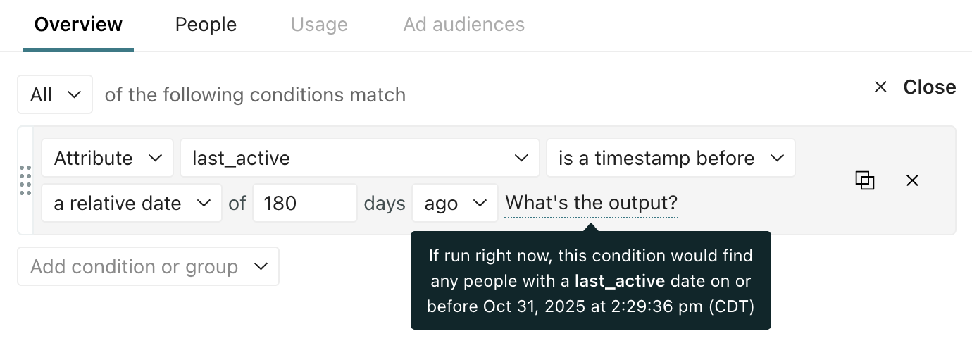 Last active more than 180 days ago