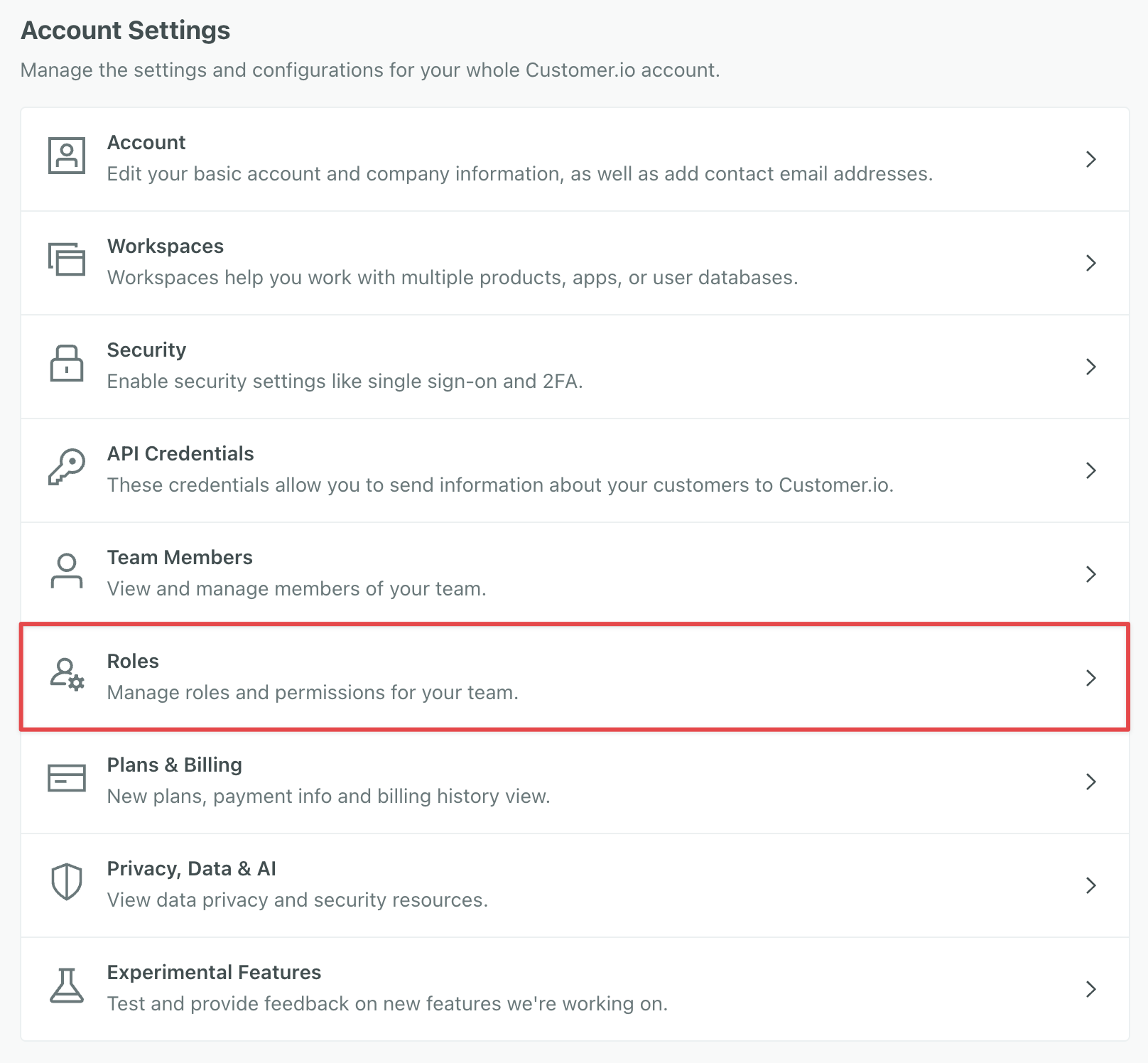 Manage access to your workspace with custom roles