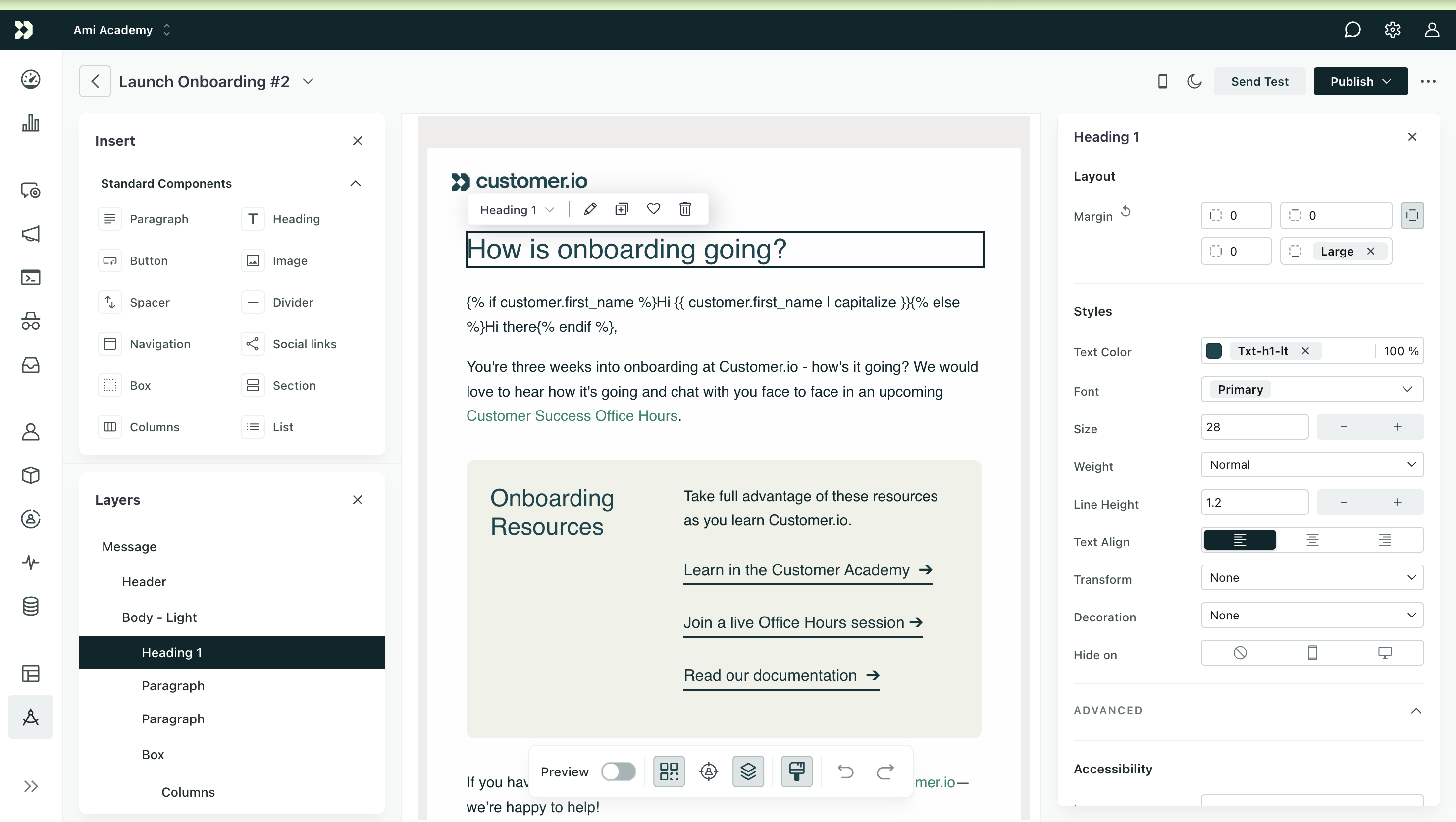 Beta release: Design Studio, our new email editor