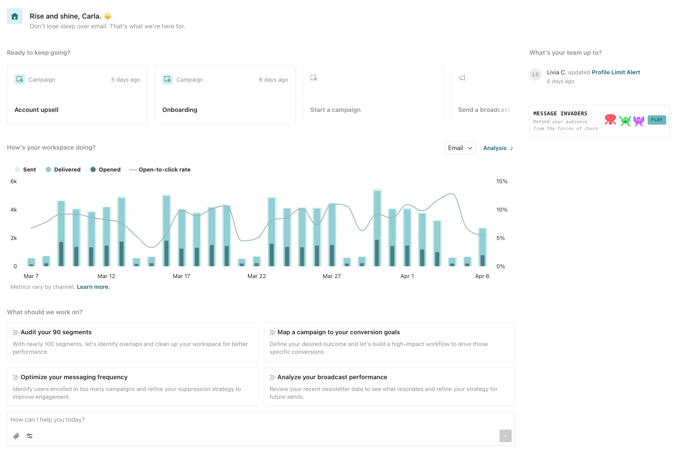 UI refresh: your new Home dashboard