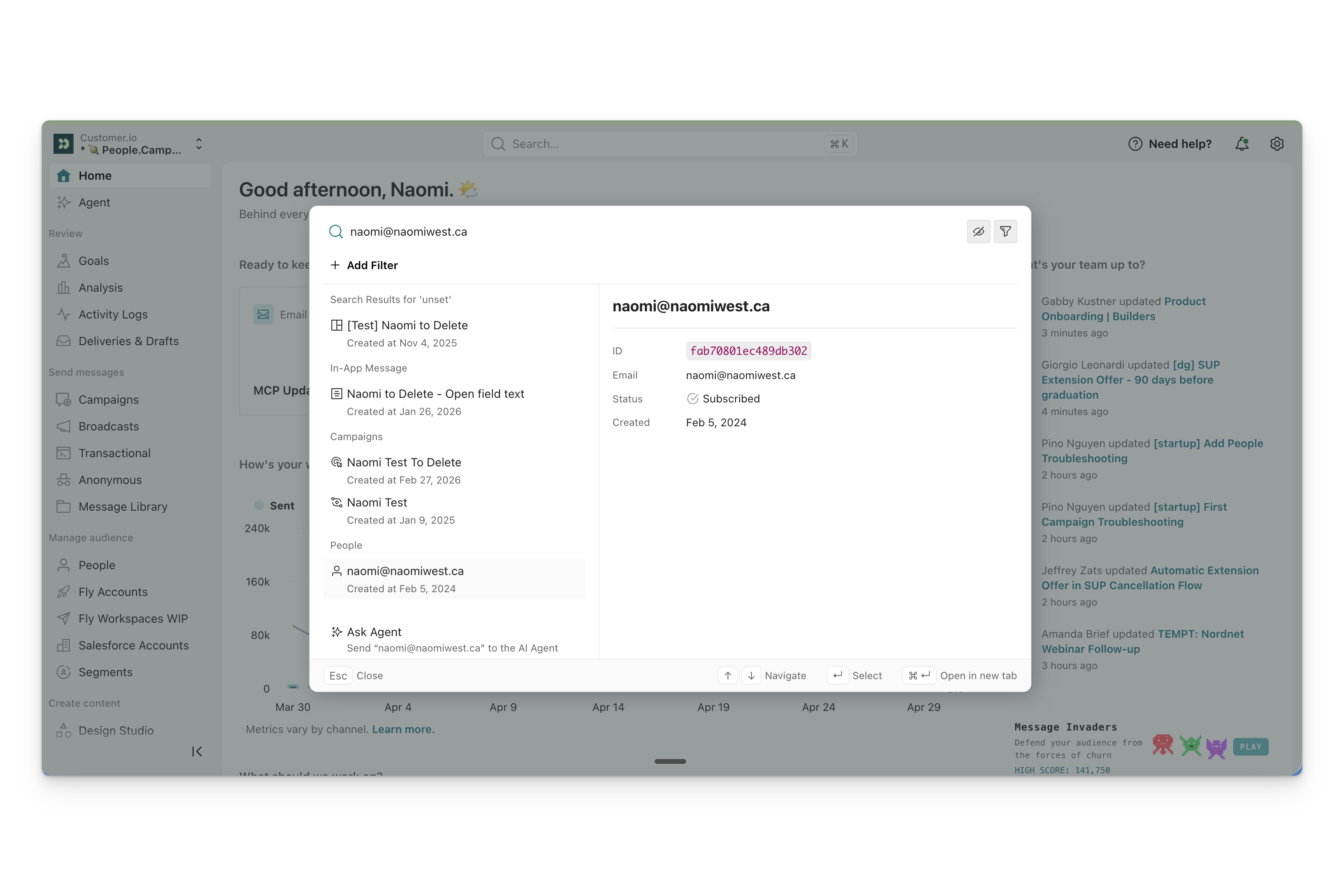 Search across more things with quick look previews