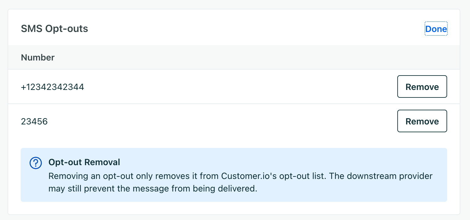 Remove an opt-out