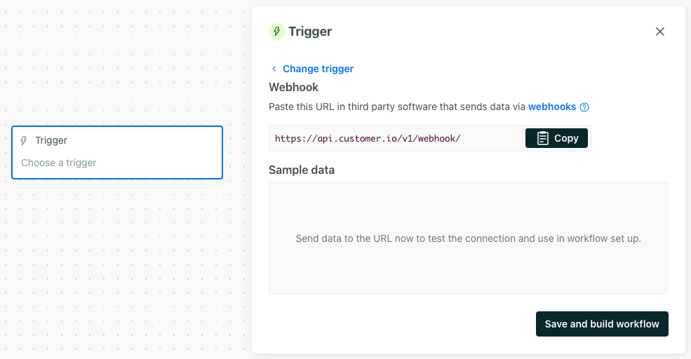 create your own trigger from a webhook